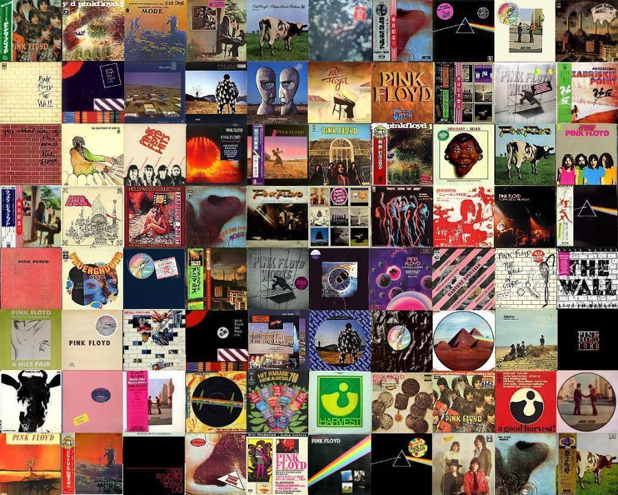 Intera discografia in vinile dei Pink Floyd 